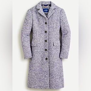 J.Crew Lady Coat in Italian Tweed, Size 6